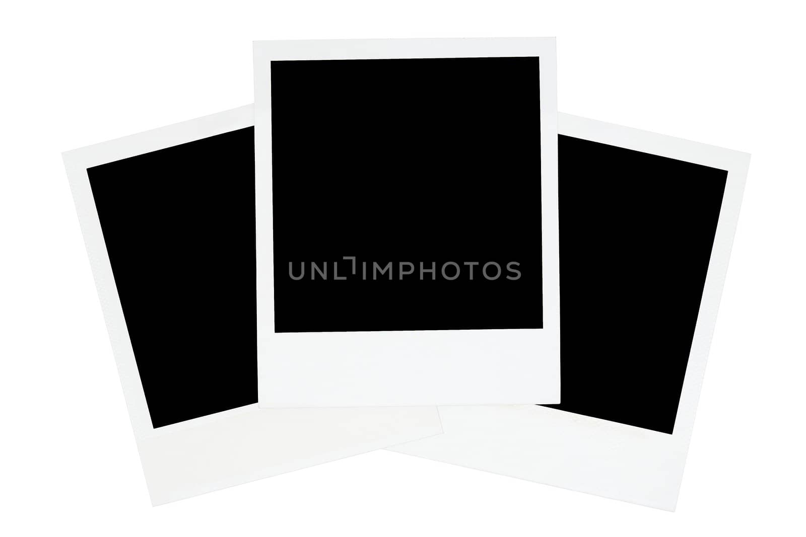 Photo templates isolated on a white background.