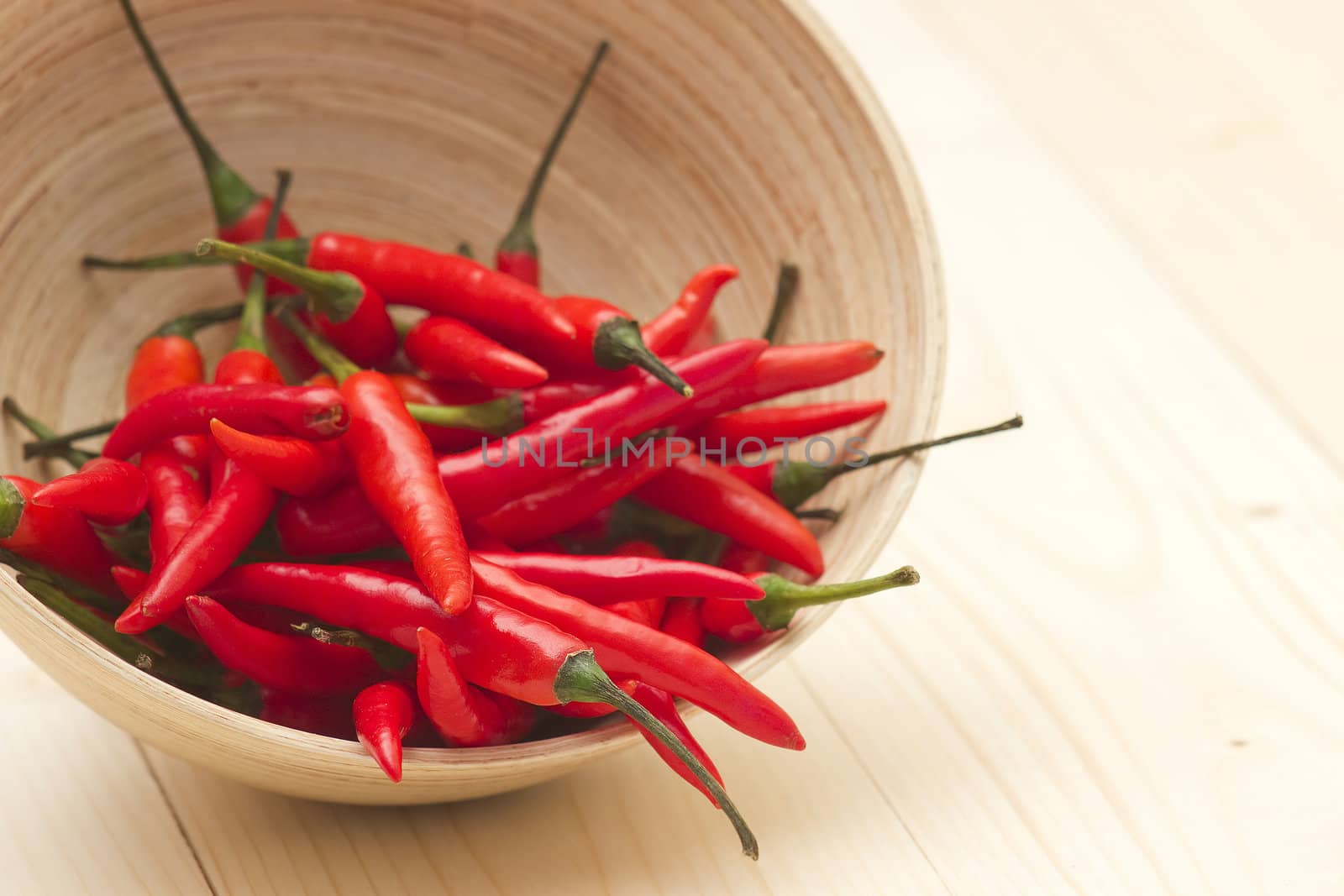 red chili peppers in a bowl