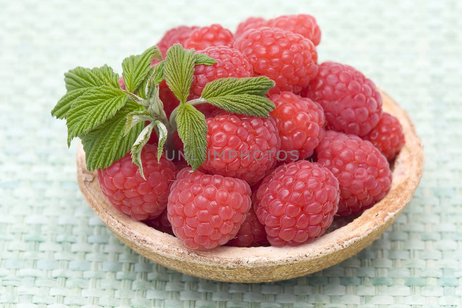fresh raspberries