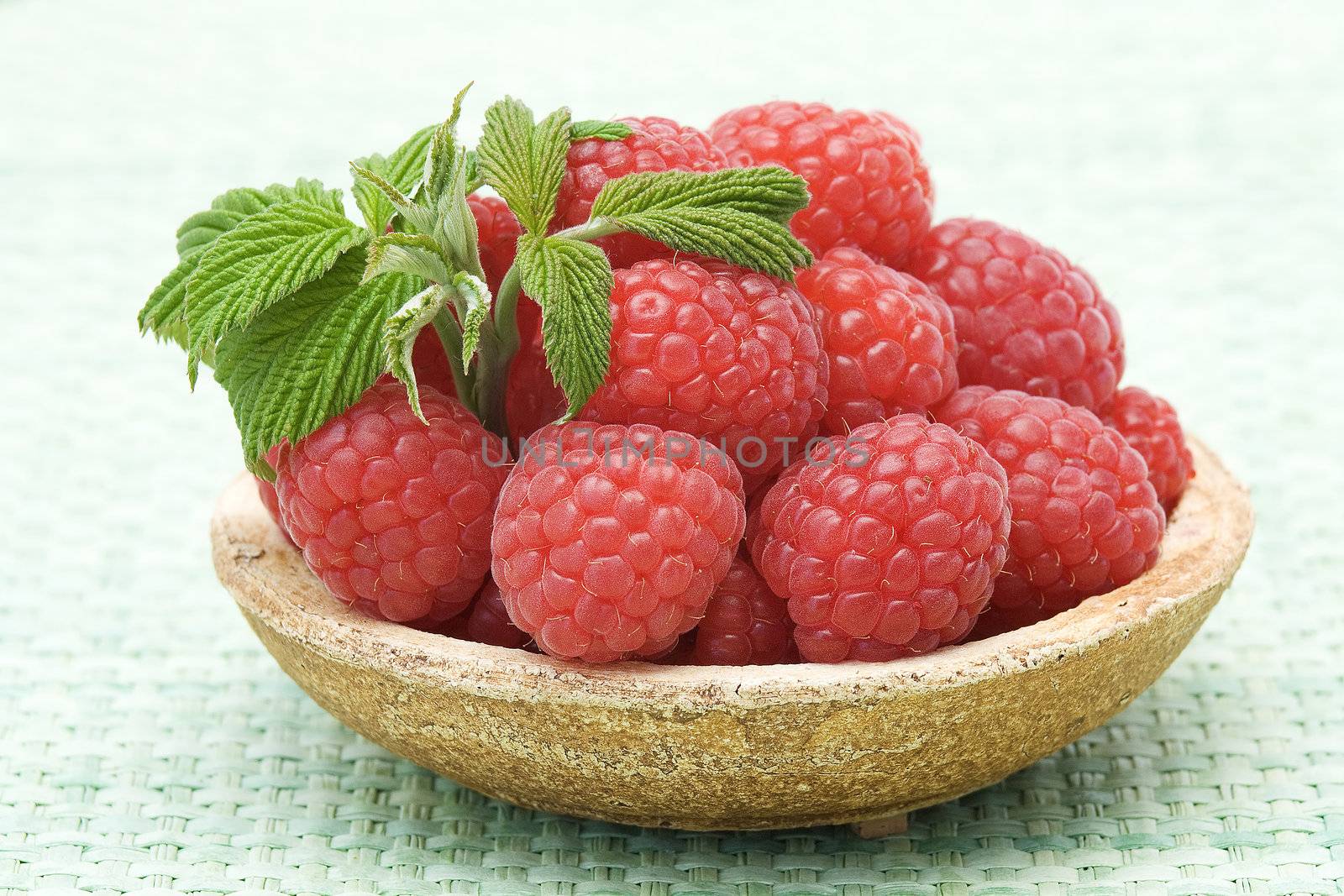 fresh raspberries