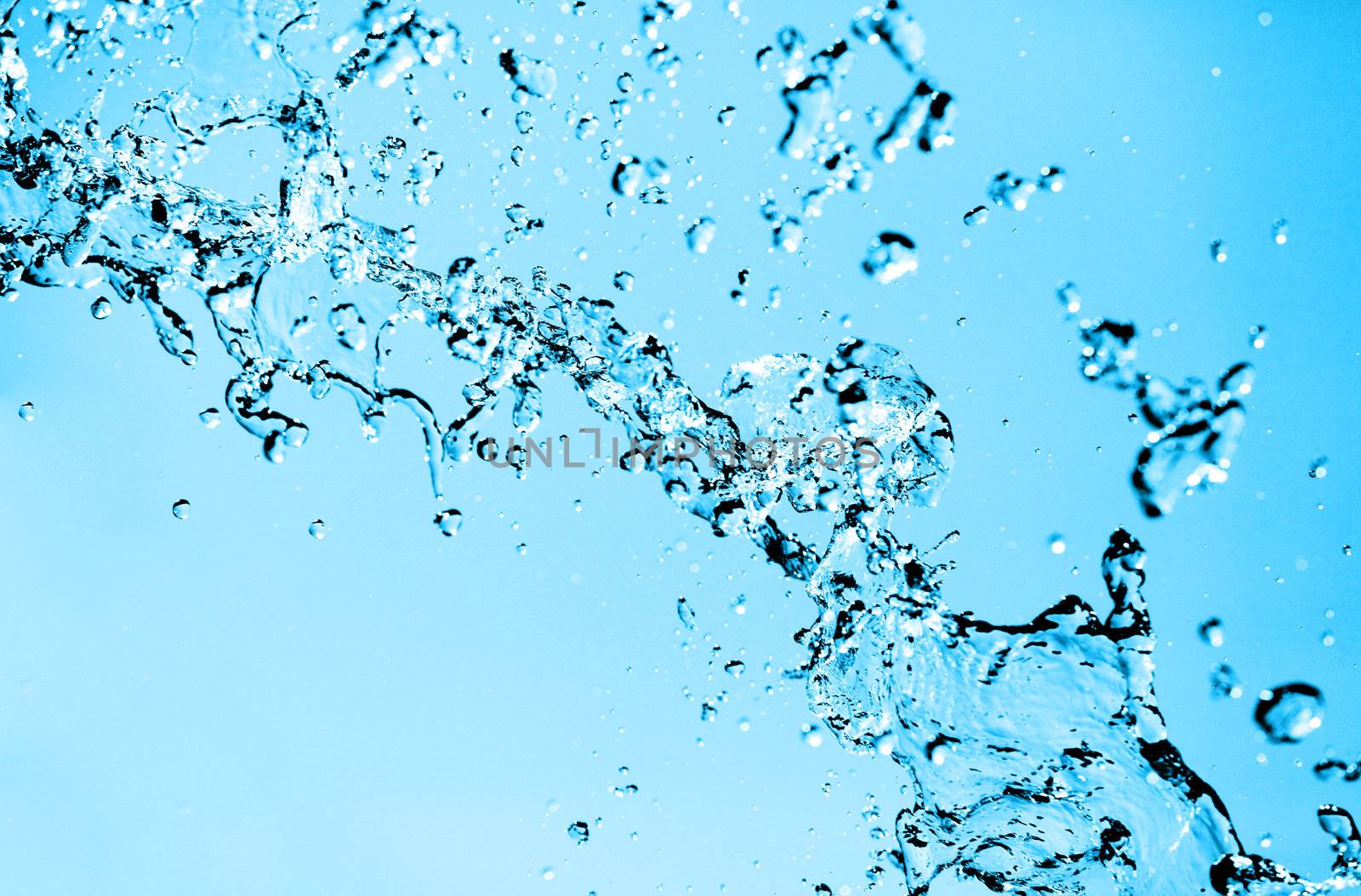 Water splash. by BDS