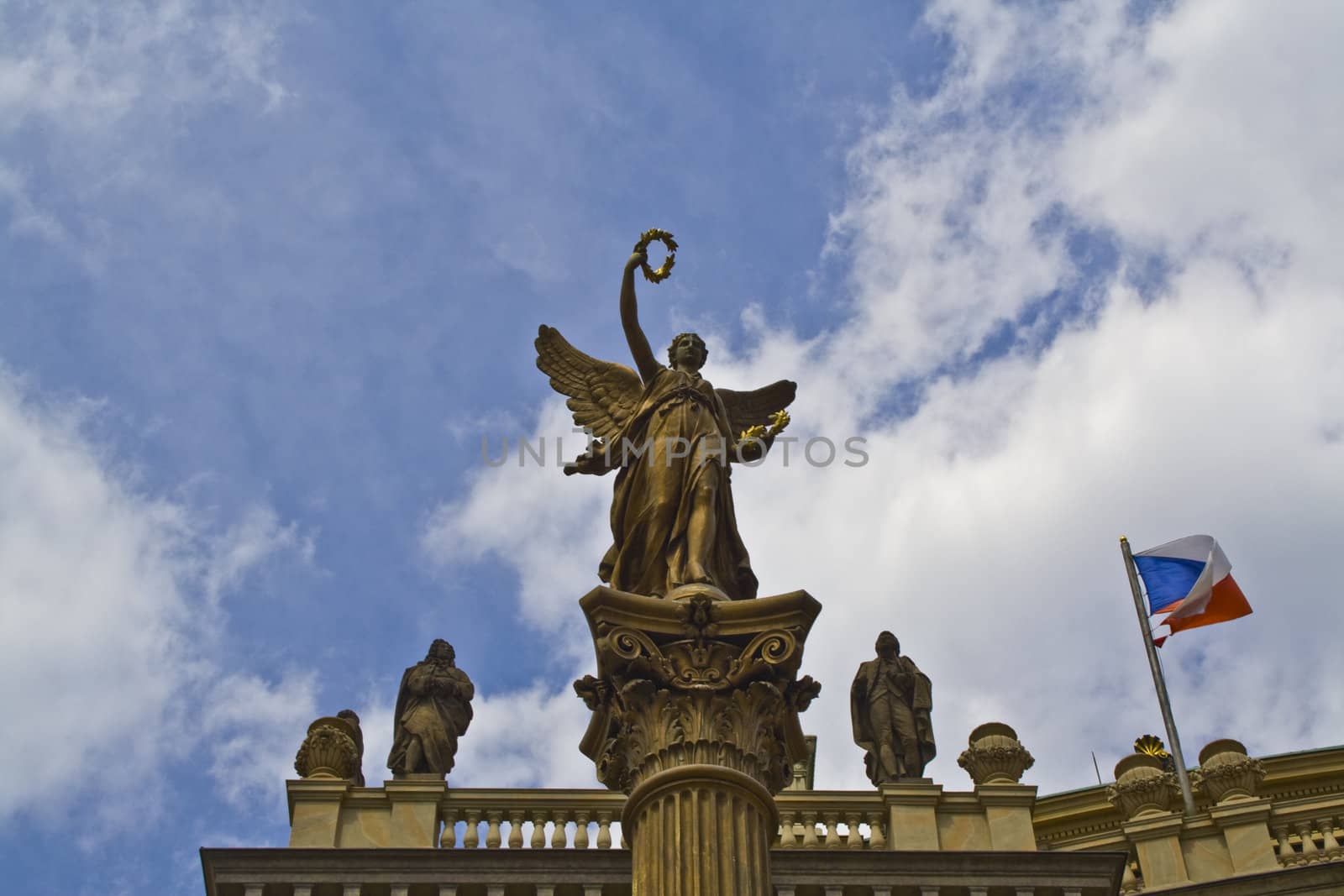 Stella monument in the Czech Republic, a woman