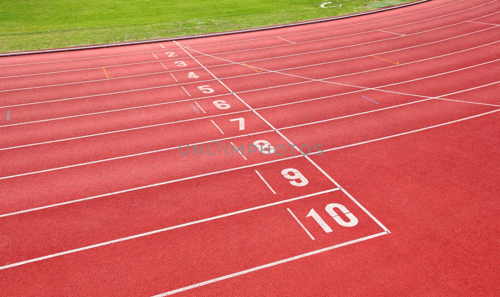 Running track for athletes