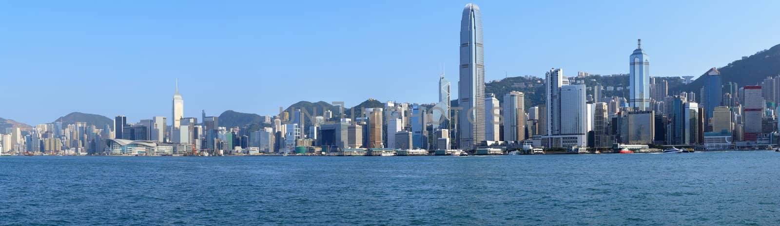 Hong Kong panorama by leungchopan