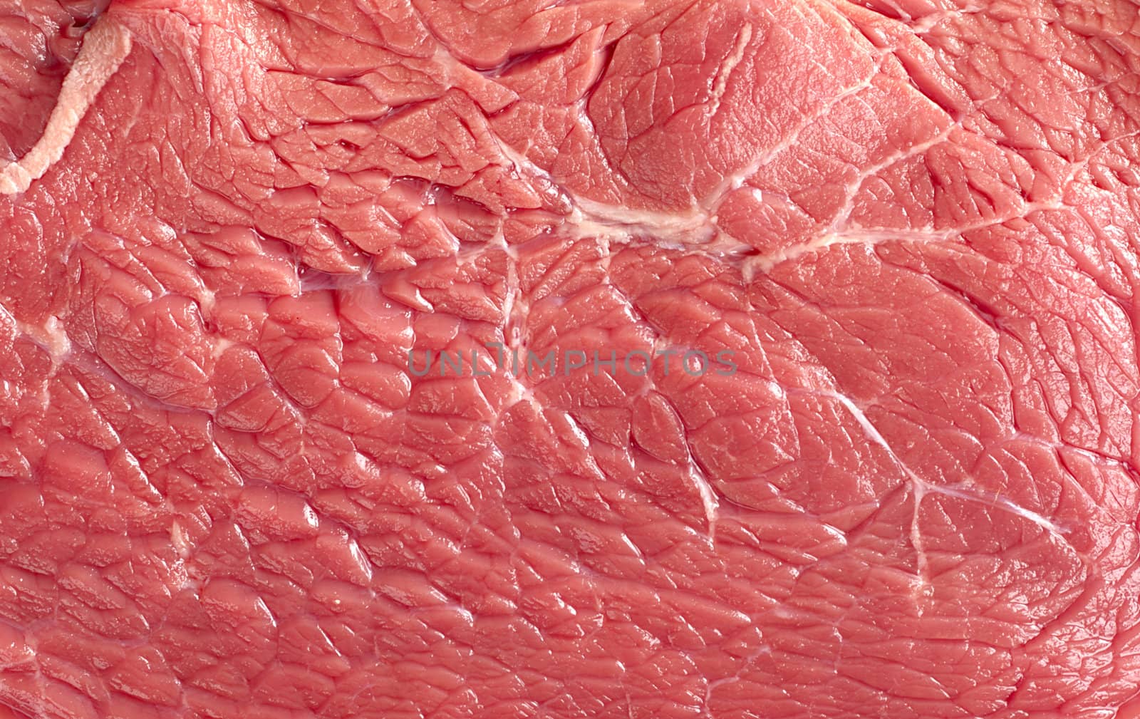Texture and surface of fresh raw beef meat 