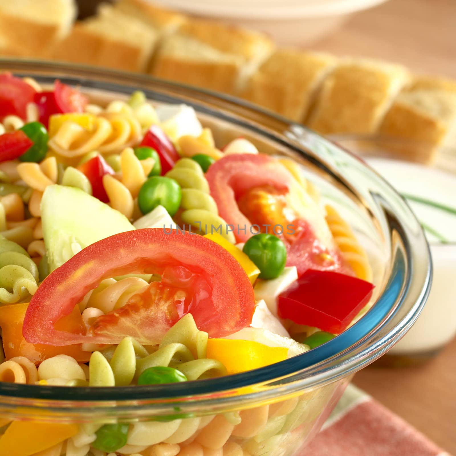 Pasta Salad with Fresh Vegetables by ildi