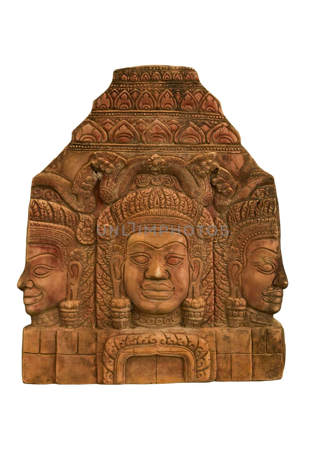 Sandstone carvings face by stoonn