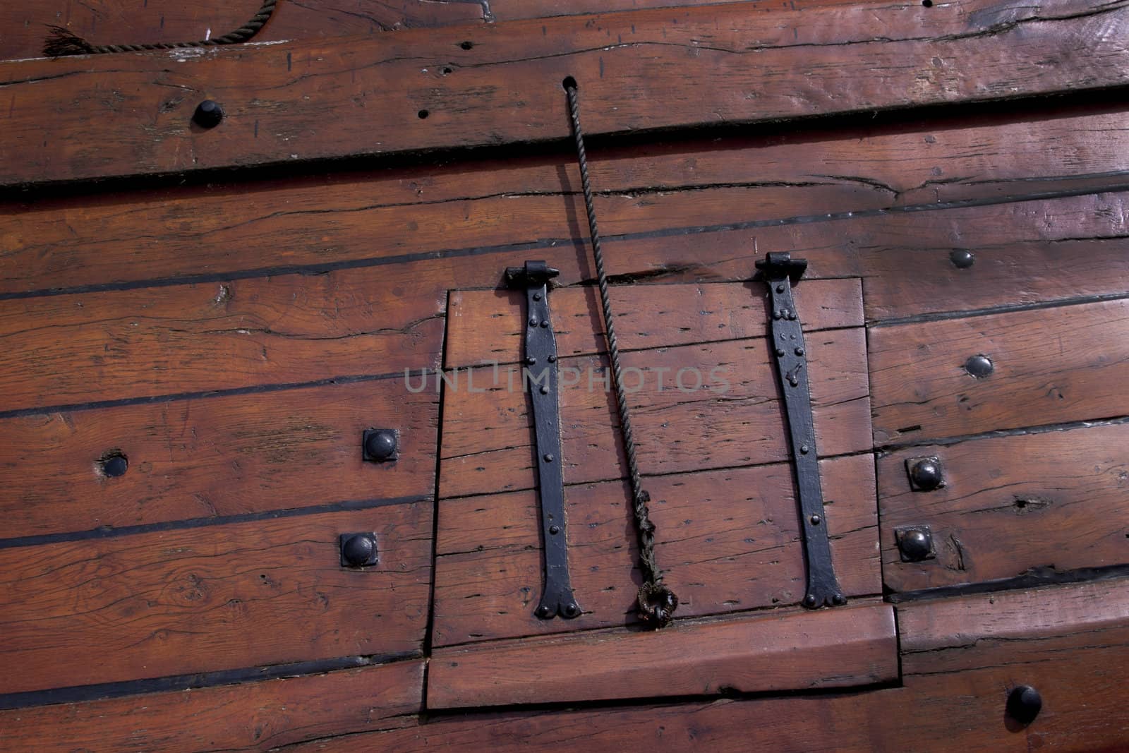 Cannons hole  of the VOC ship The Batavia