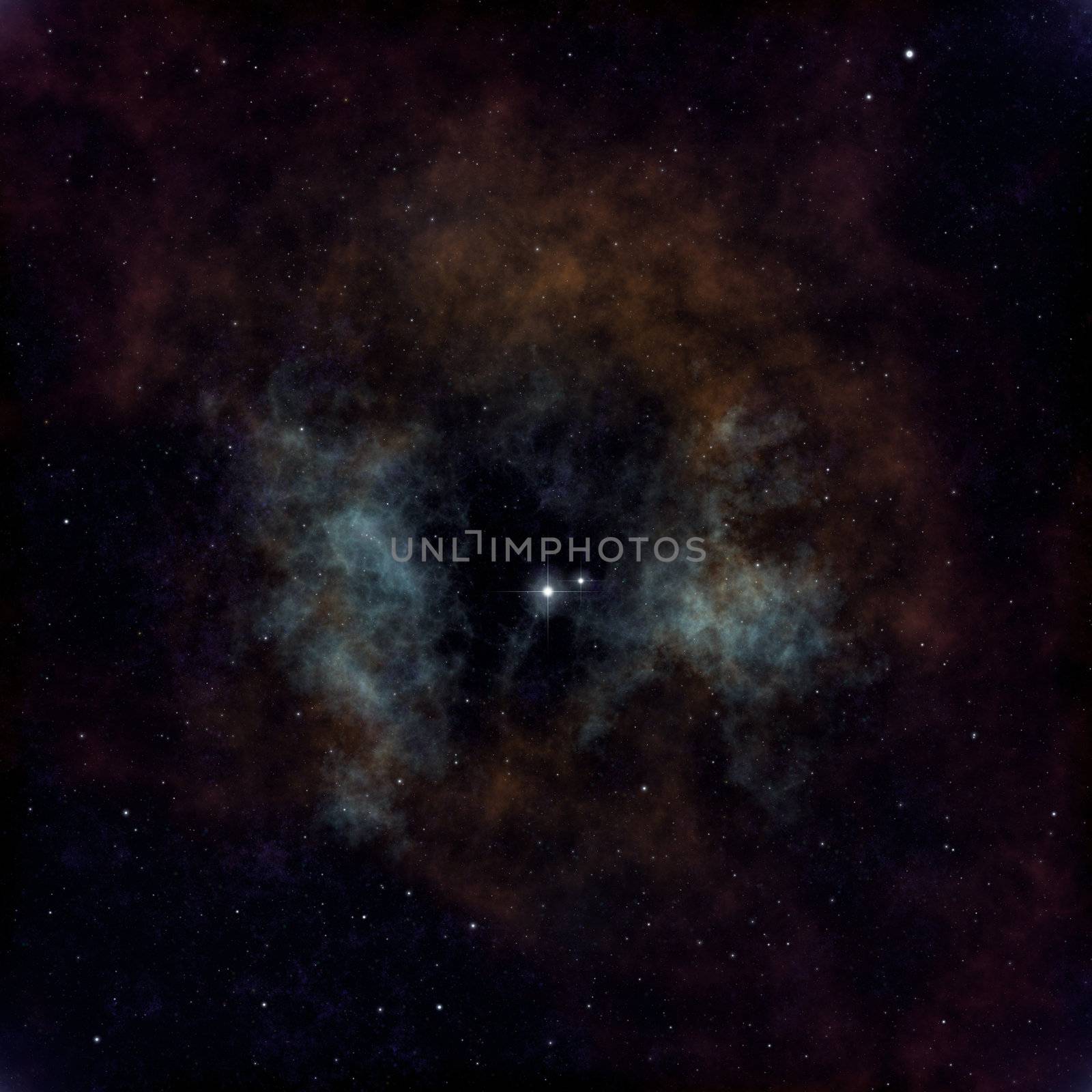 An image of a galaxy and stars background