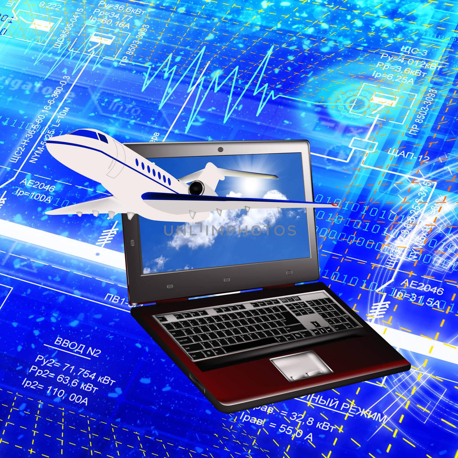 Designing of the newest technologies in sphere of development of the aviation industry