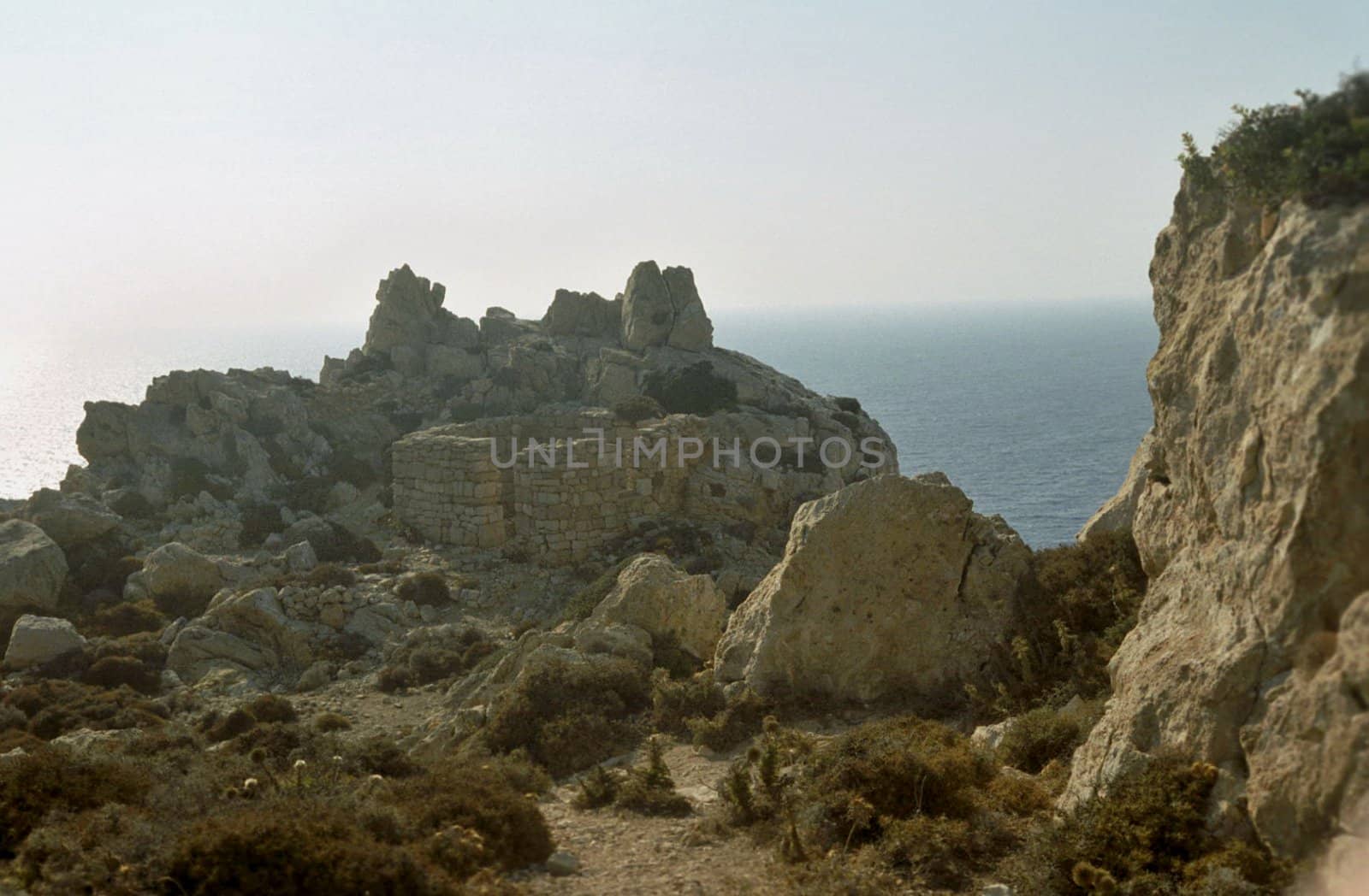 View from citadel of Arkassa on western shore of Karpathos.