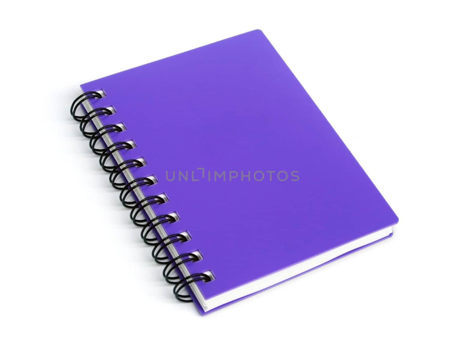 Note book with circular spiral