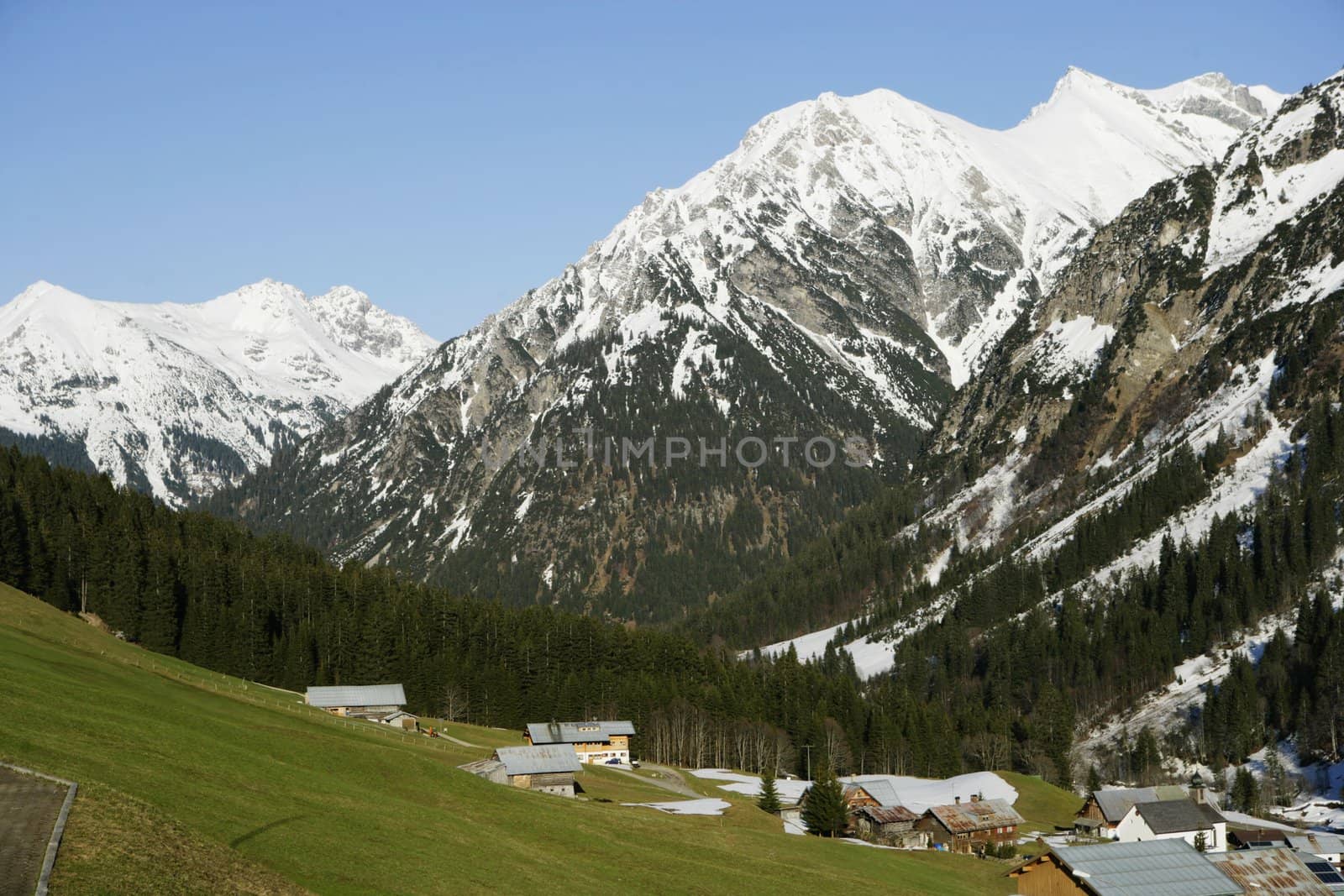 beautiful mountain scene