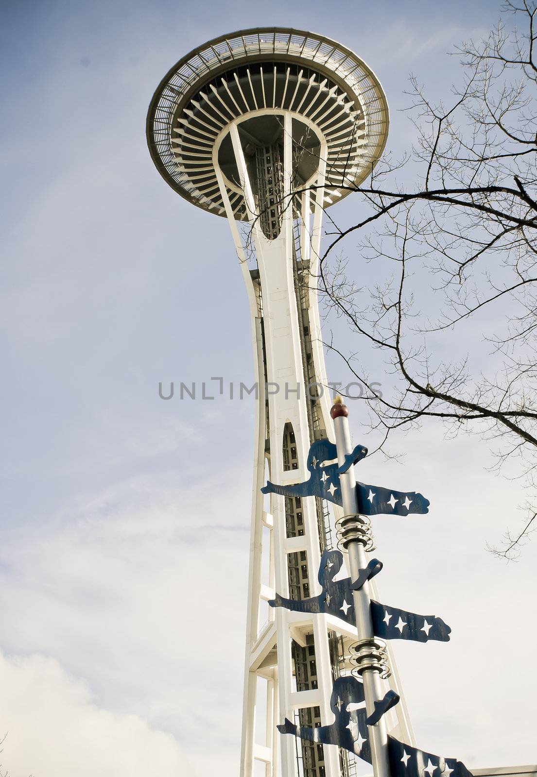 Space Needle in Seattle by AndreyKr