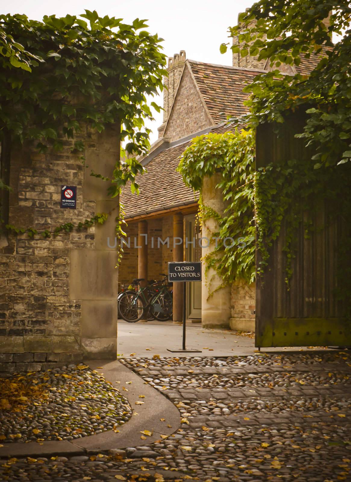 Entrance to a yard in Cambridge