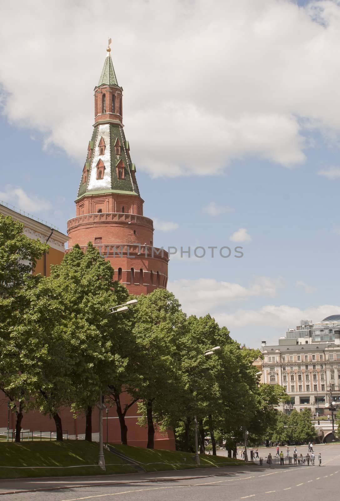 Arsenalnaya tower at Kremlin in Moscow, Russia by AndreyKr