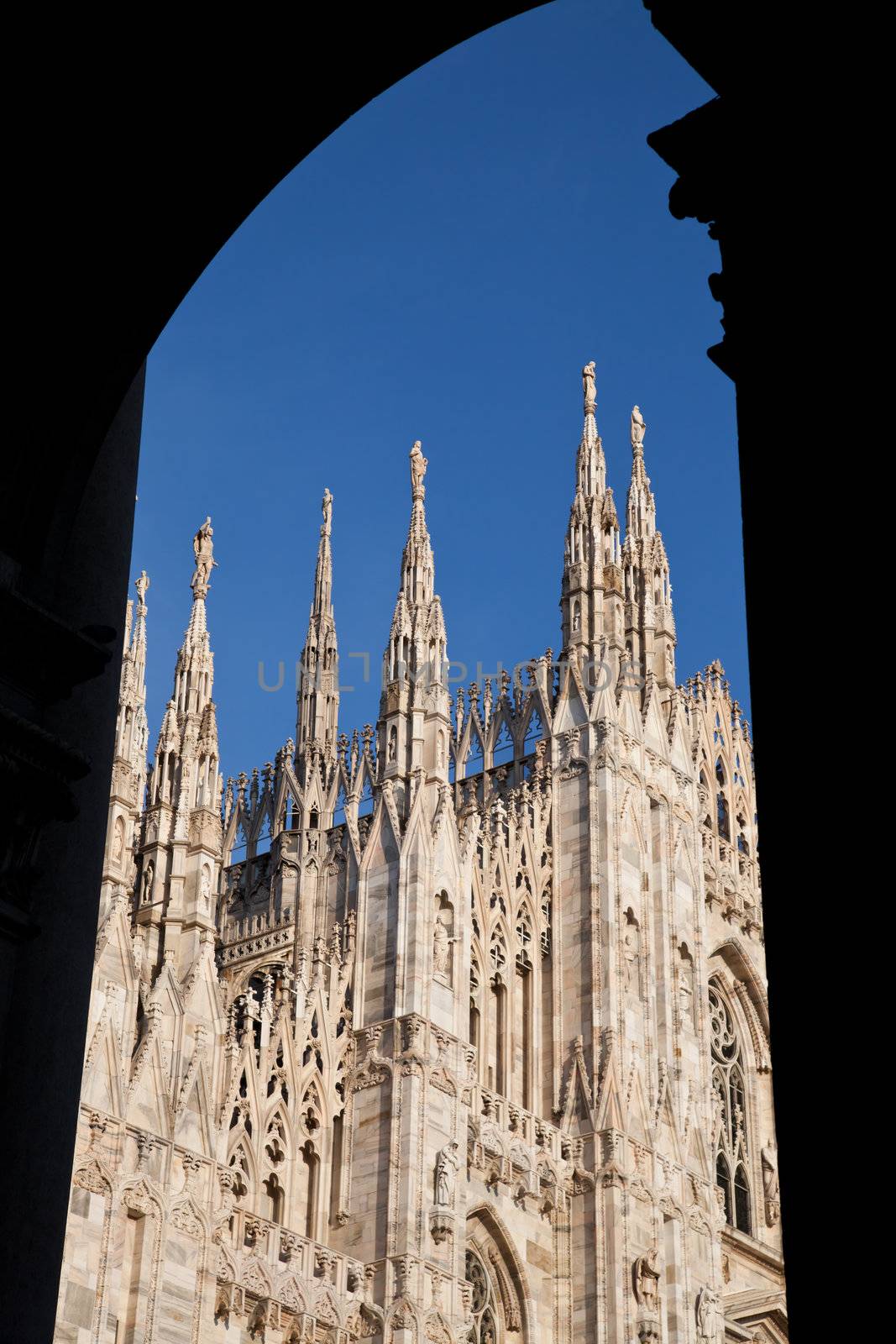 The Gothic cathedral took nearly six centuries to complete. It is the fourth largest cathedral in the world and by far the largest in Italy.