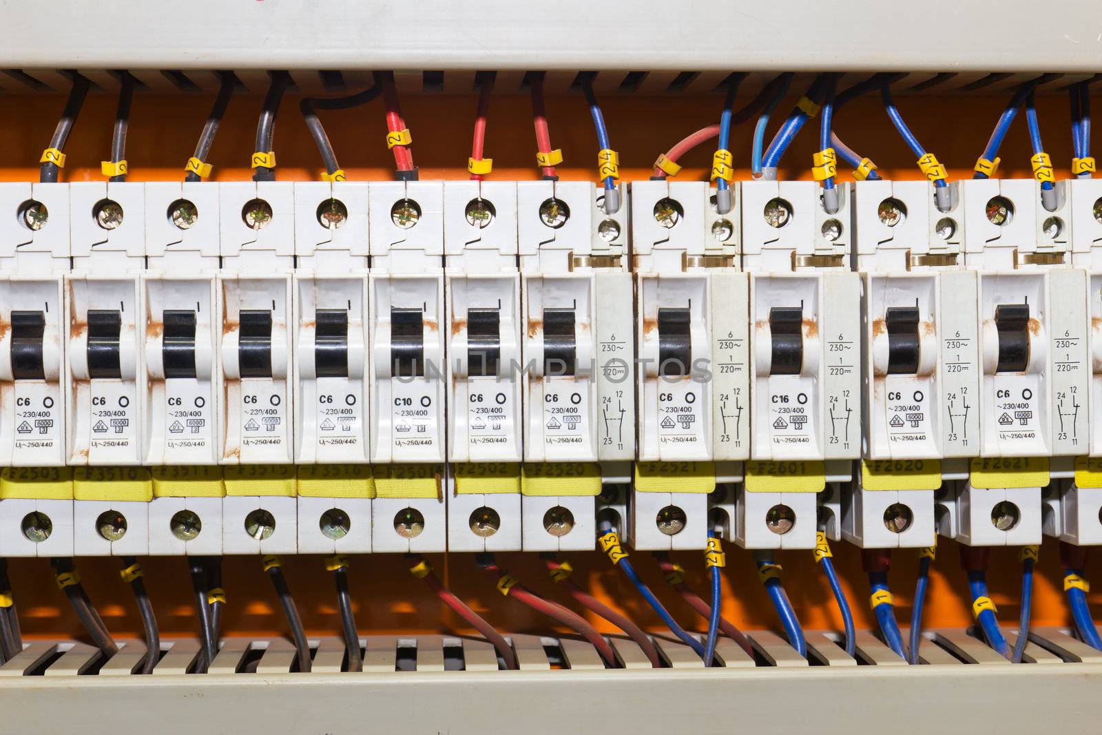 Control panel with circuit-breakers by stoonn