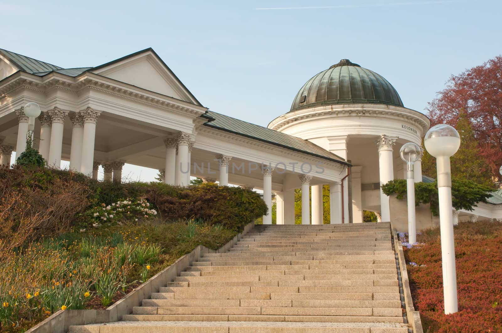 Karolina Spring in Famous Spa Marianske Lazne / Marienbad, Czech Republic