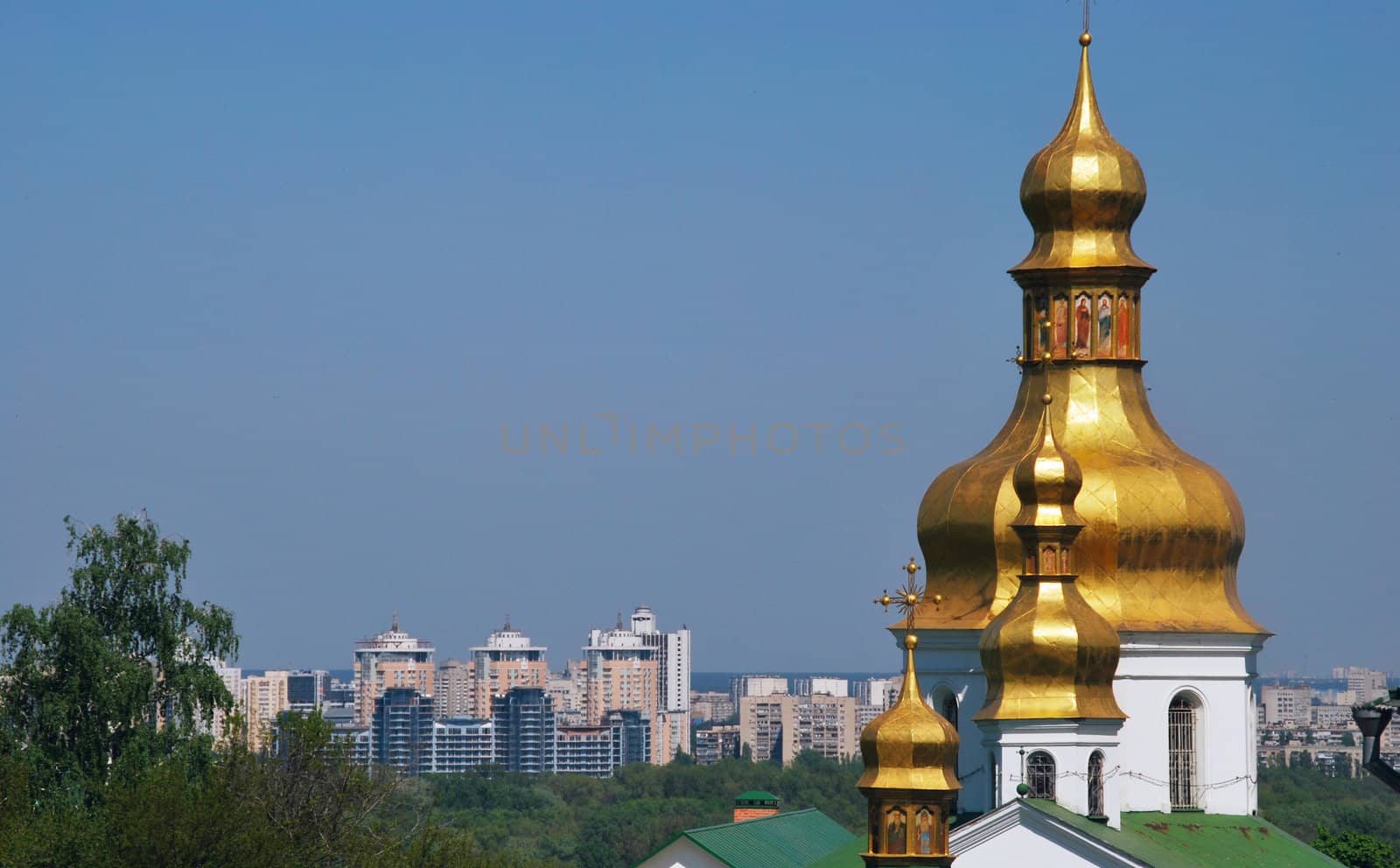 Ancient and Modern Kiev Panorama, Ukraine
