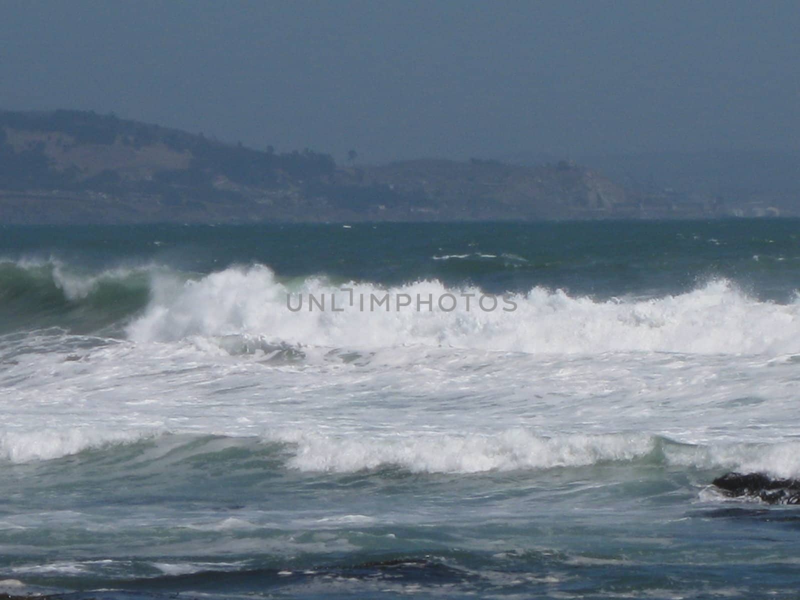 The ocean outside Coronel, Chile