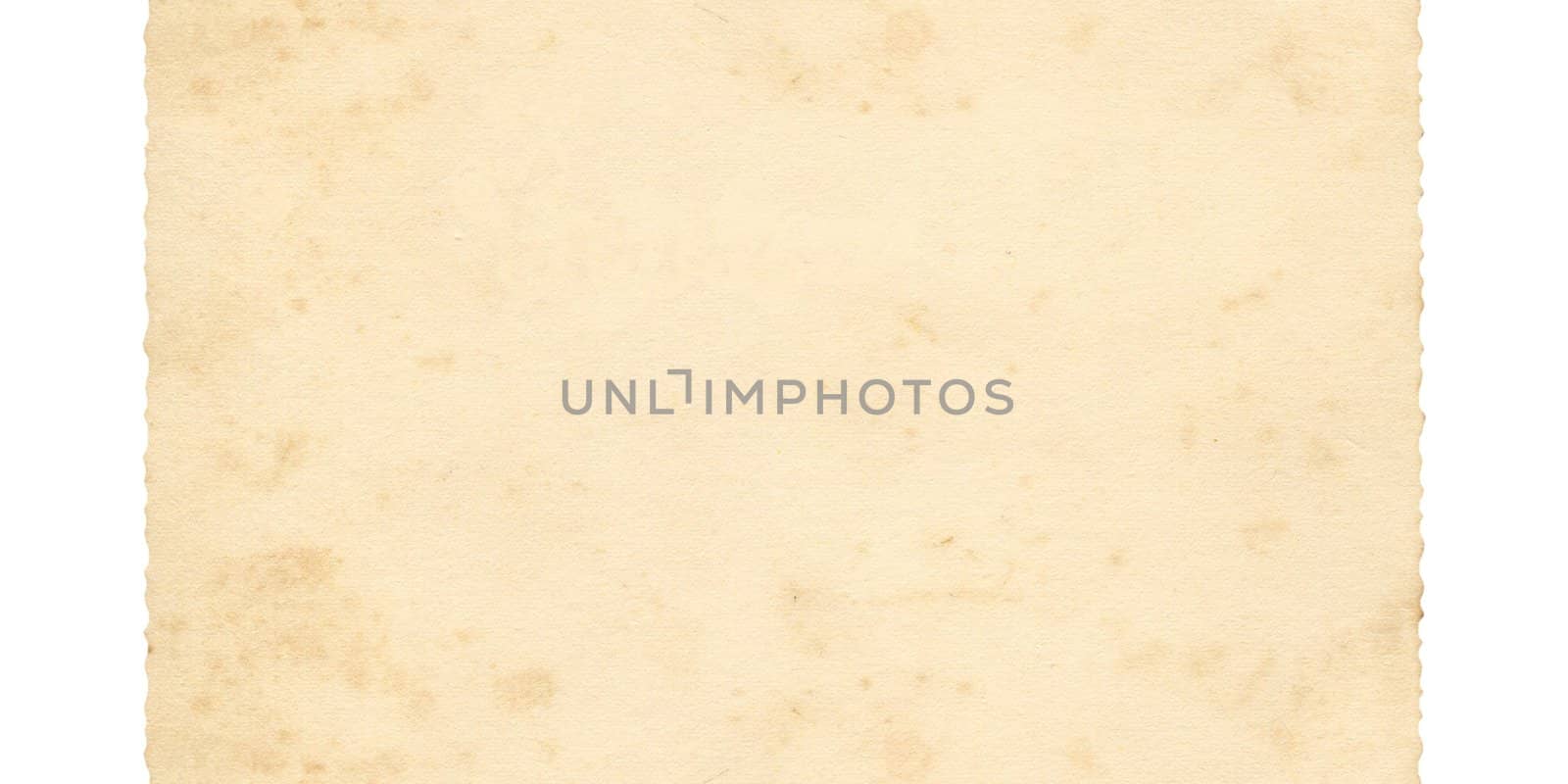 A blank postcard useful as a background - isolated over white background