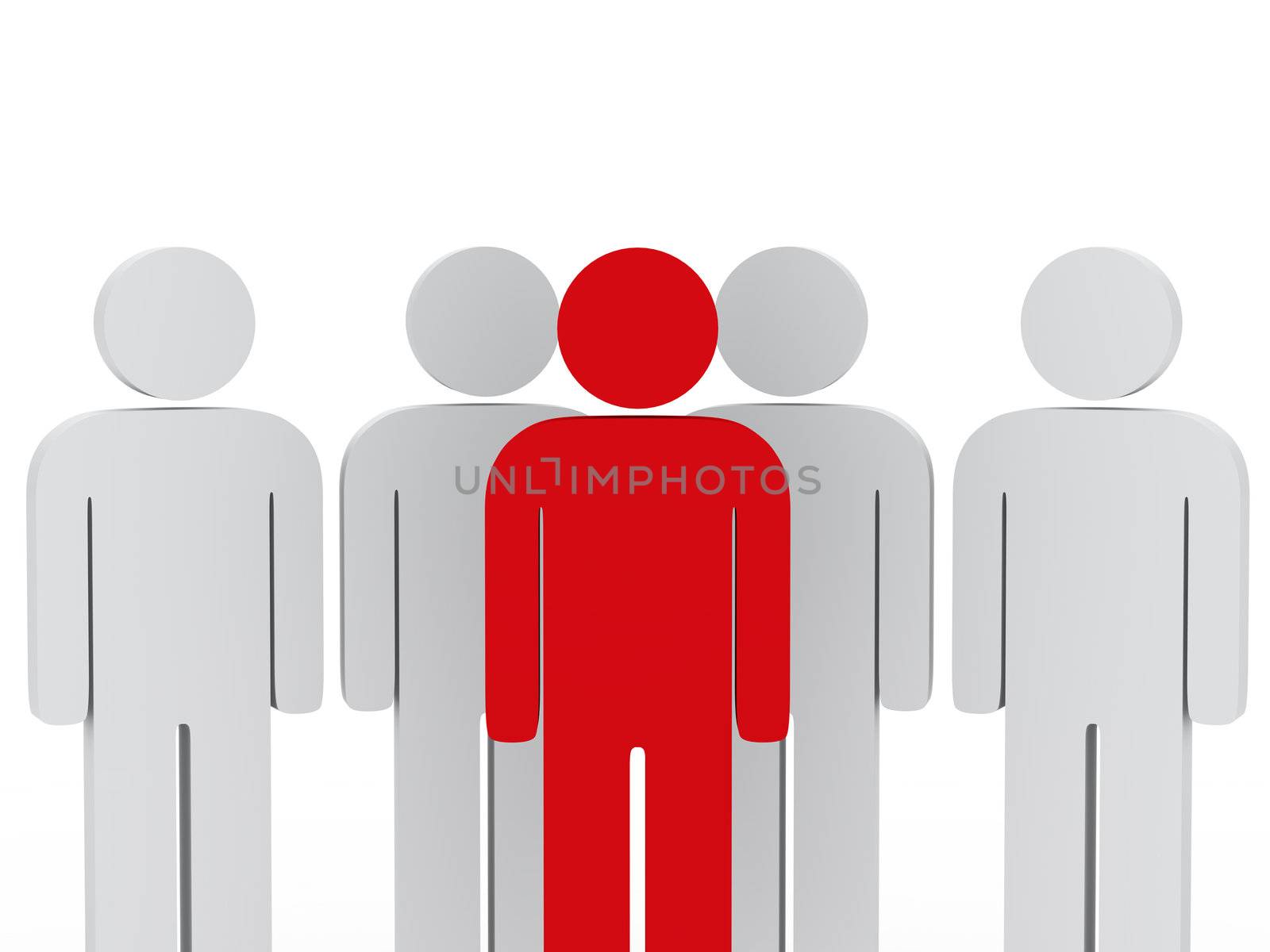 leadership team white people white leader red