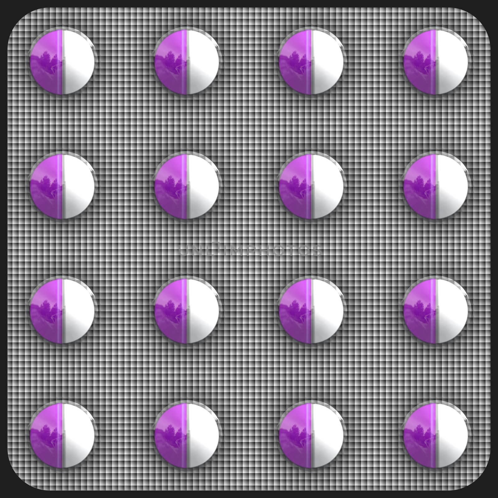 purple pills by graficallyminded