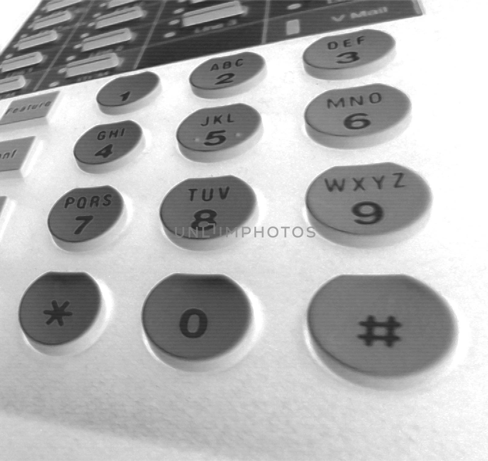 Phone Closeup Inverted by graficallyminded