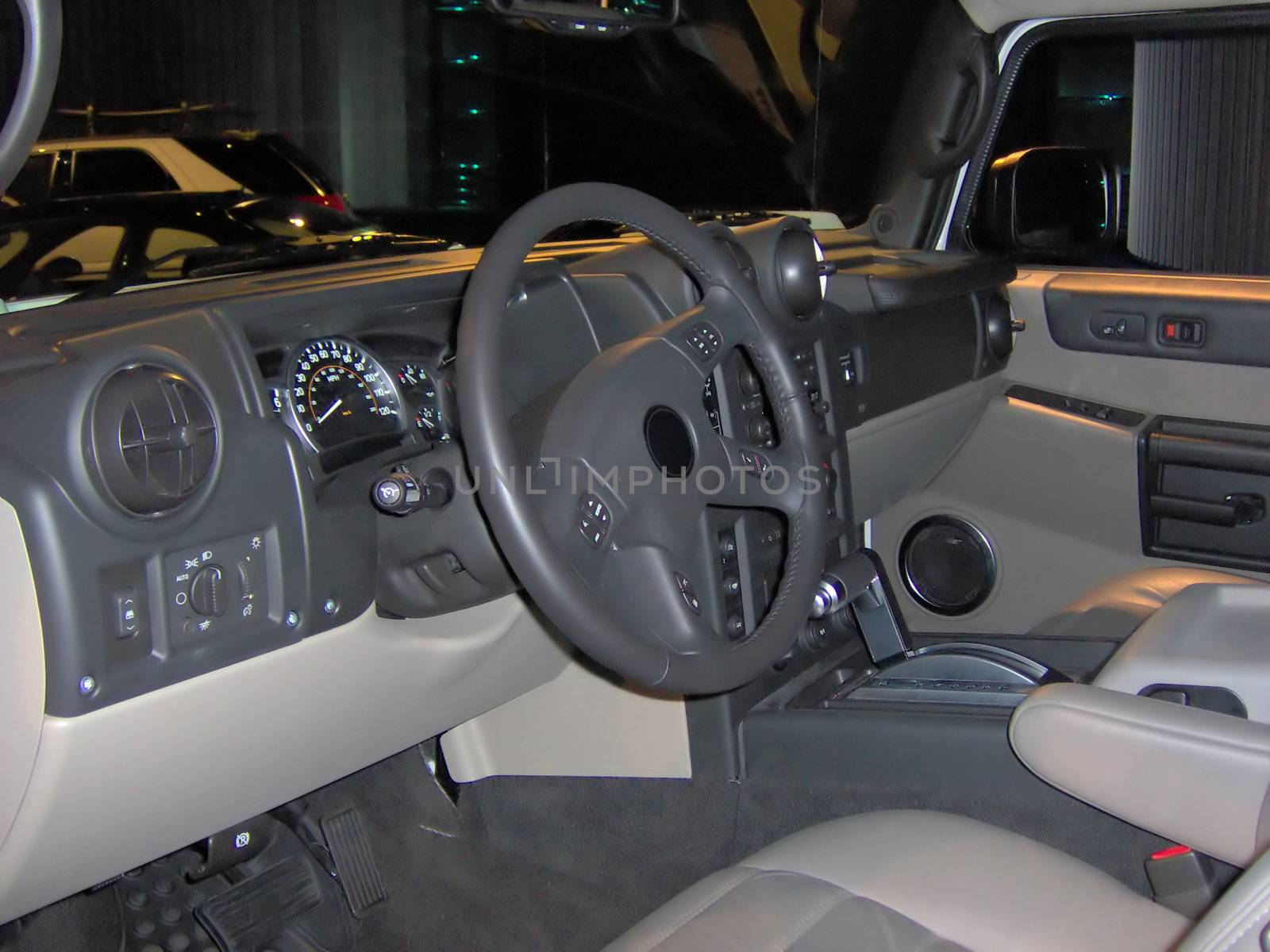 Interior of a modern SUV.