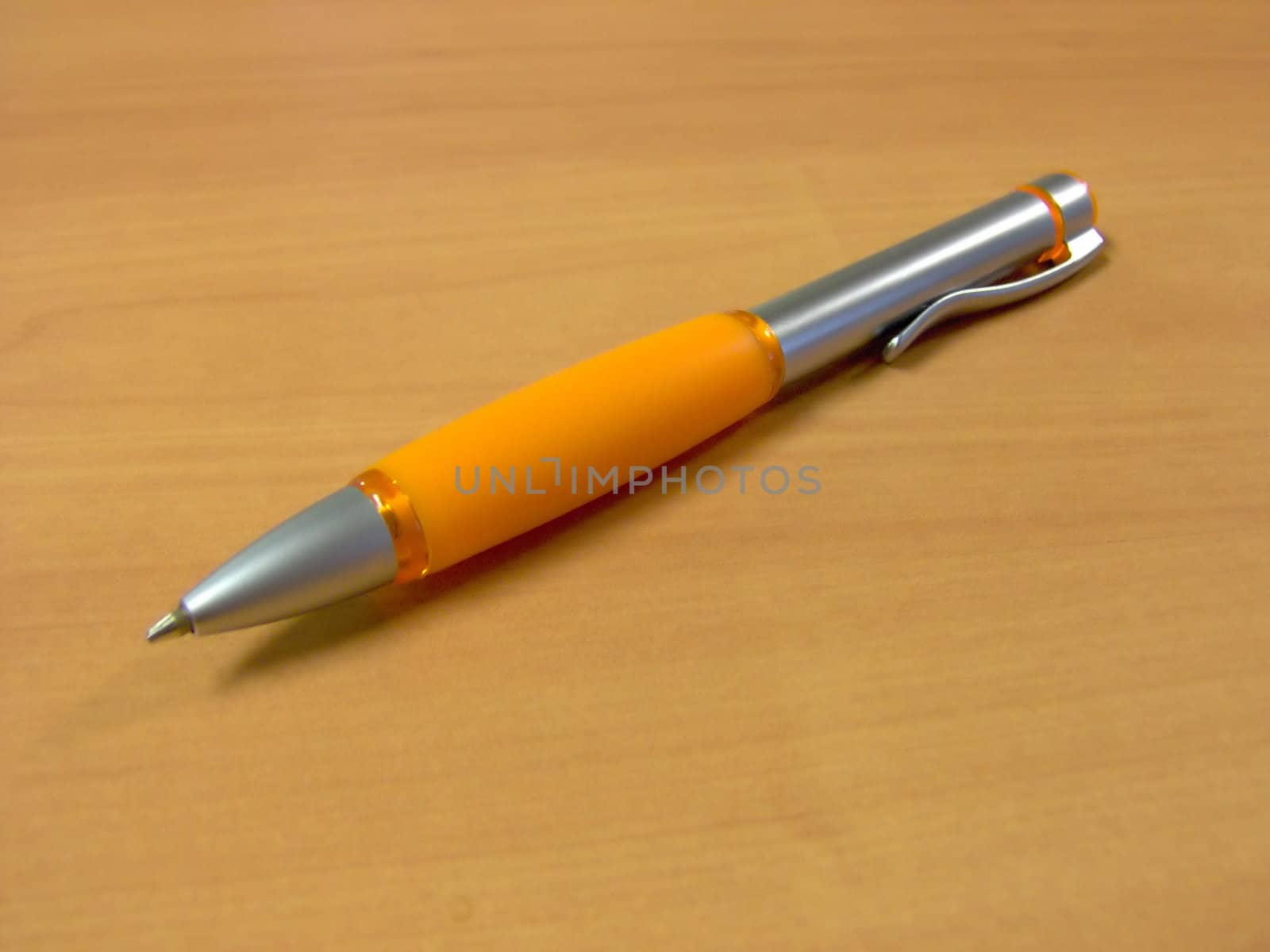 Orange Pen w/ Clipping Path by graficallyminded