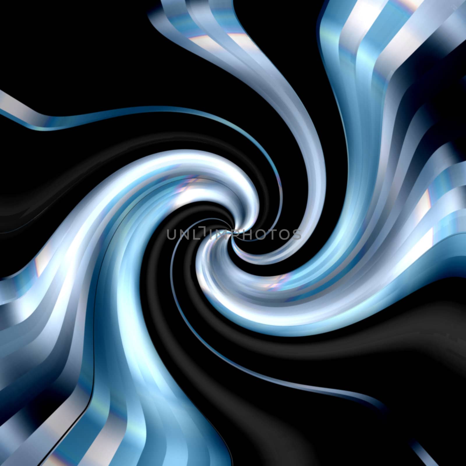 Black & Blue Swirl Background by graficallyminded