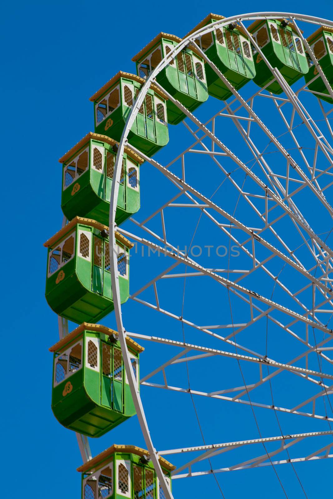 Ferris wheel on the fair of Jerez de la Frontera