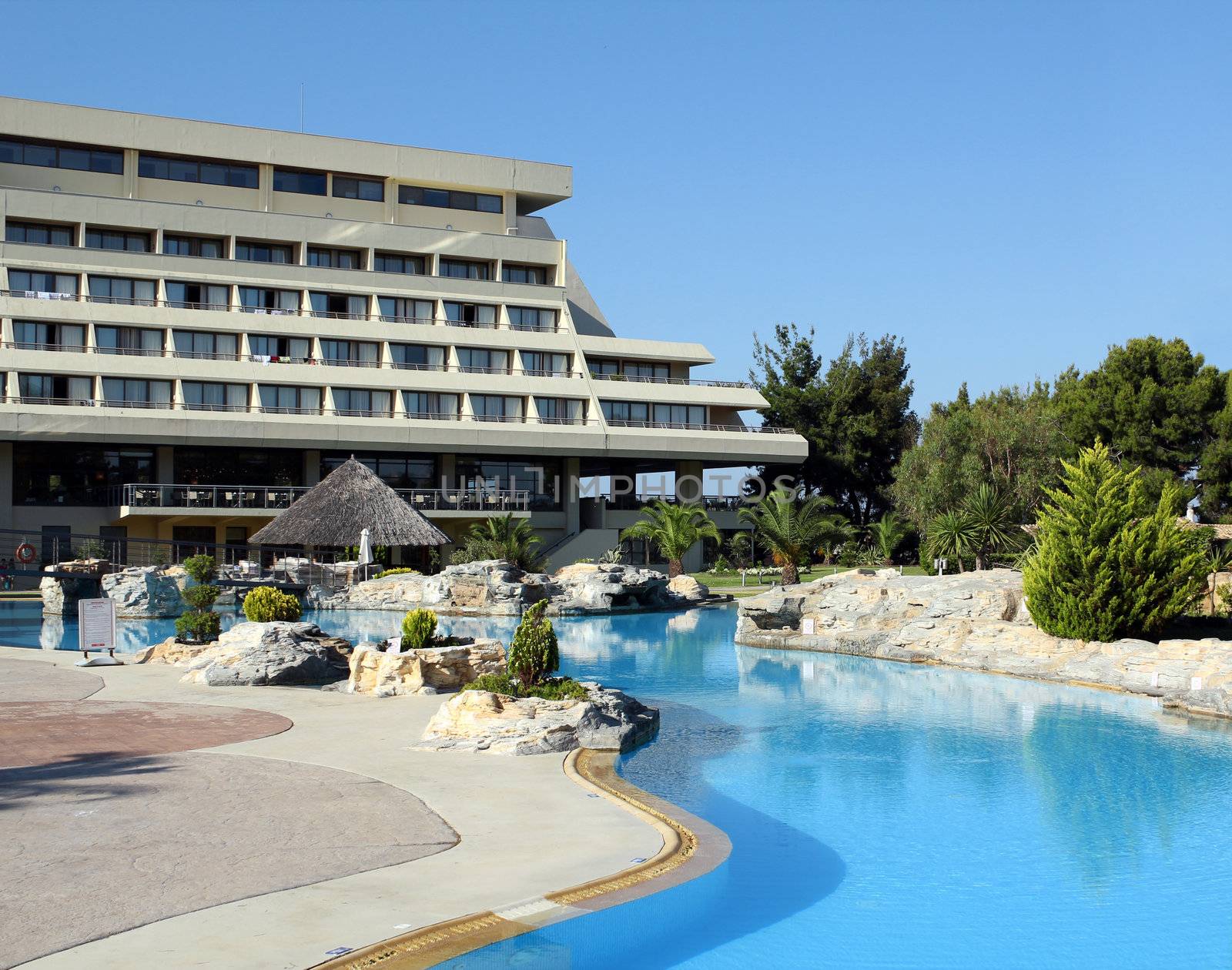 swimming pool Porto Carras Greece by goce