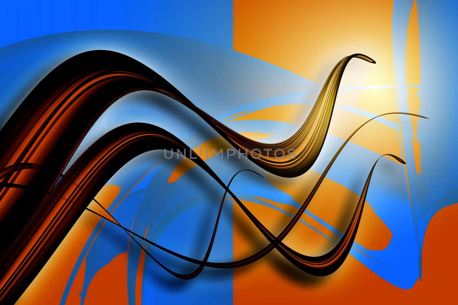 Abstract 3d waves by chrisroll