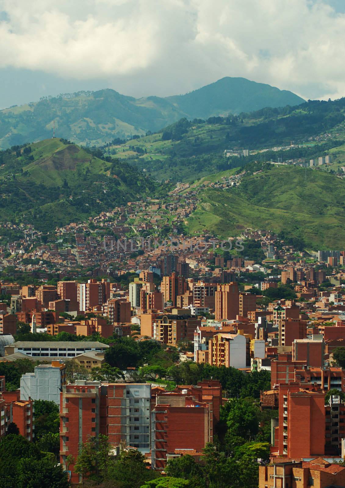 Medellin, the second biggest city in Colombia, which is the capital of the Department of Antioquia