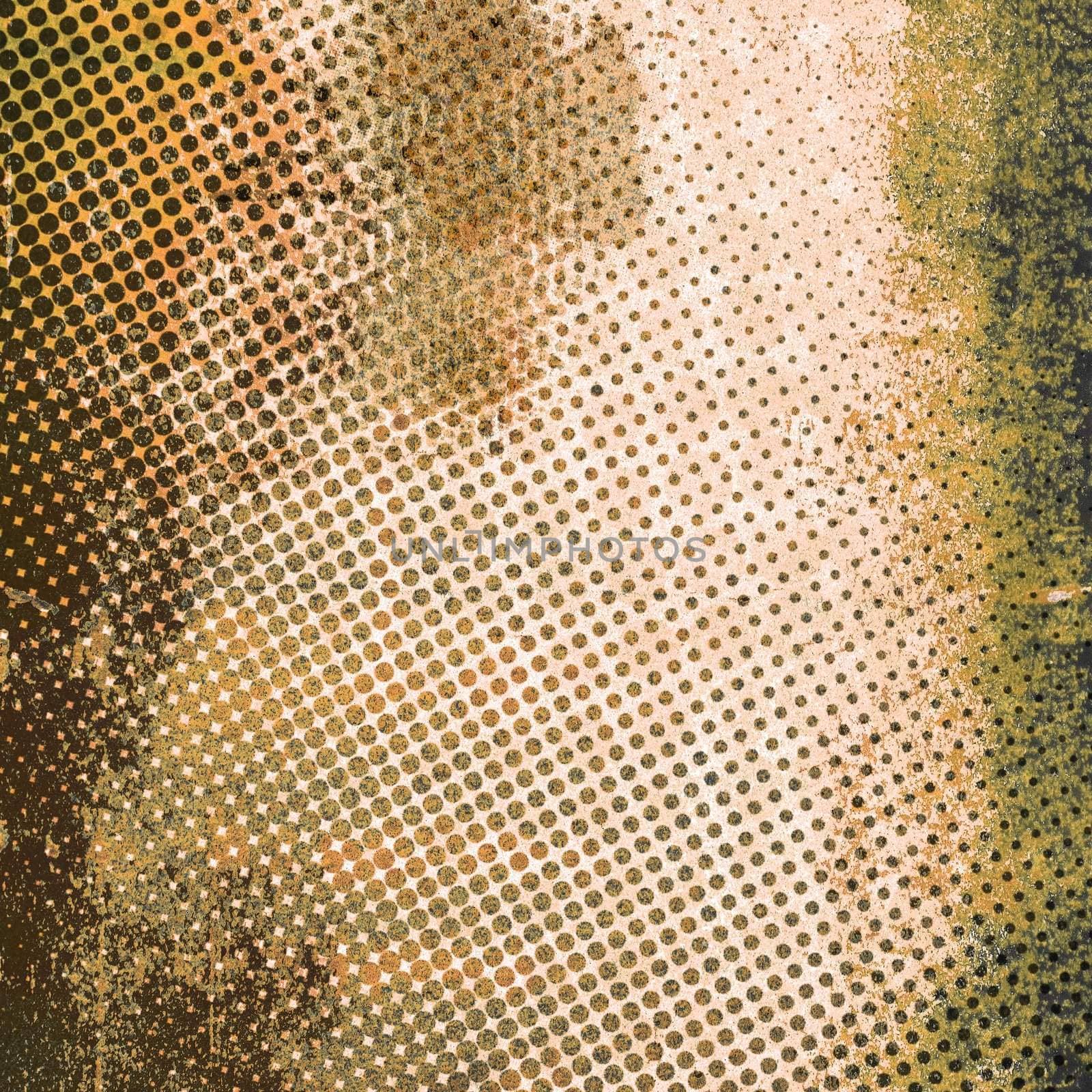 Abstract grunge gradient halftone