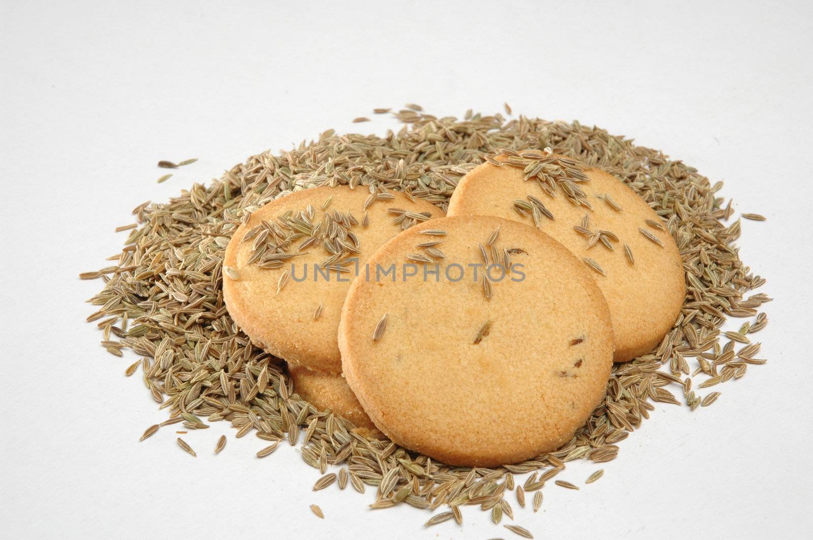 Cumin seed biscuits