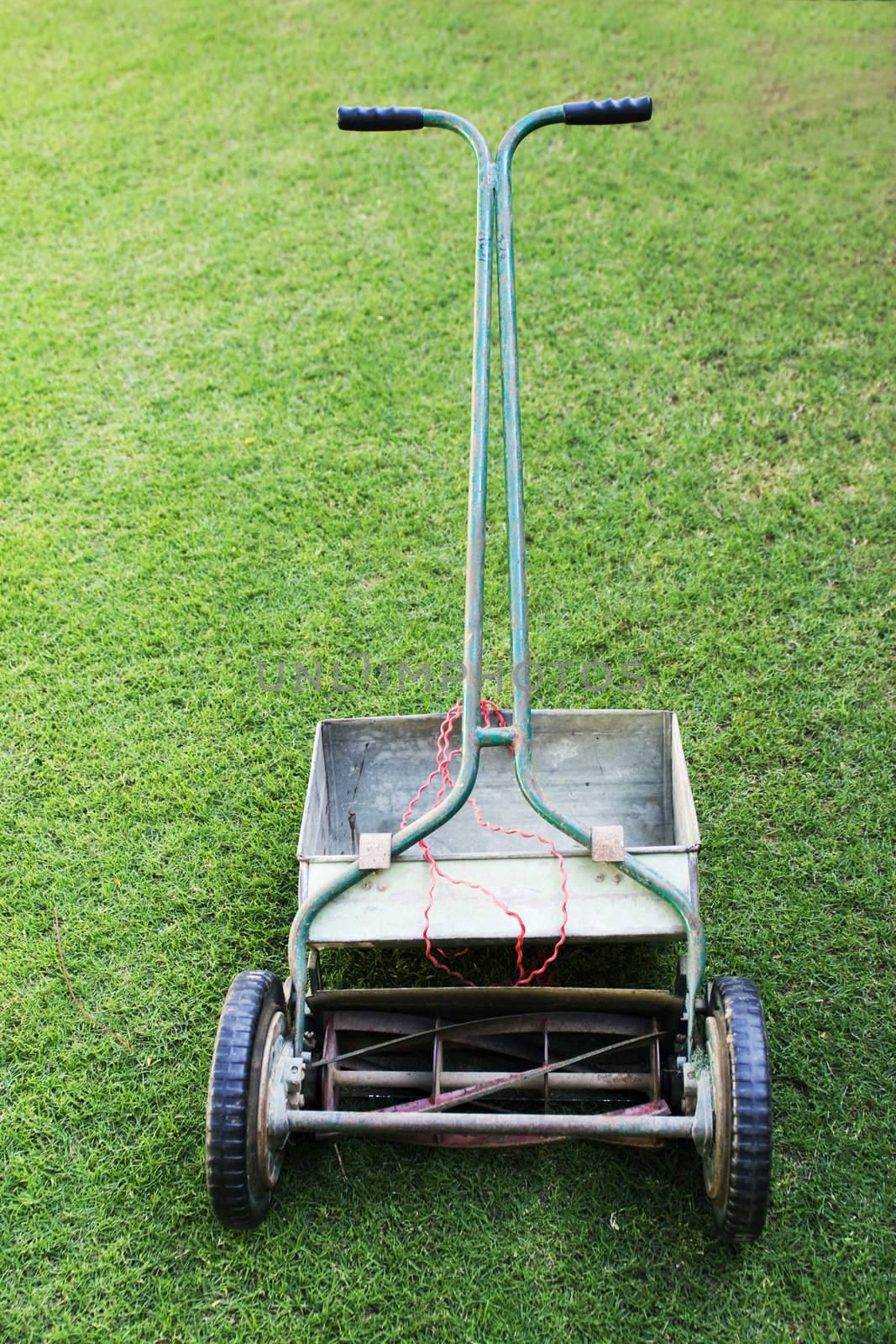 Old Lawn Mower by haiderazim