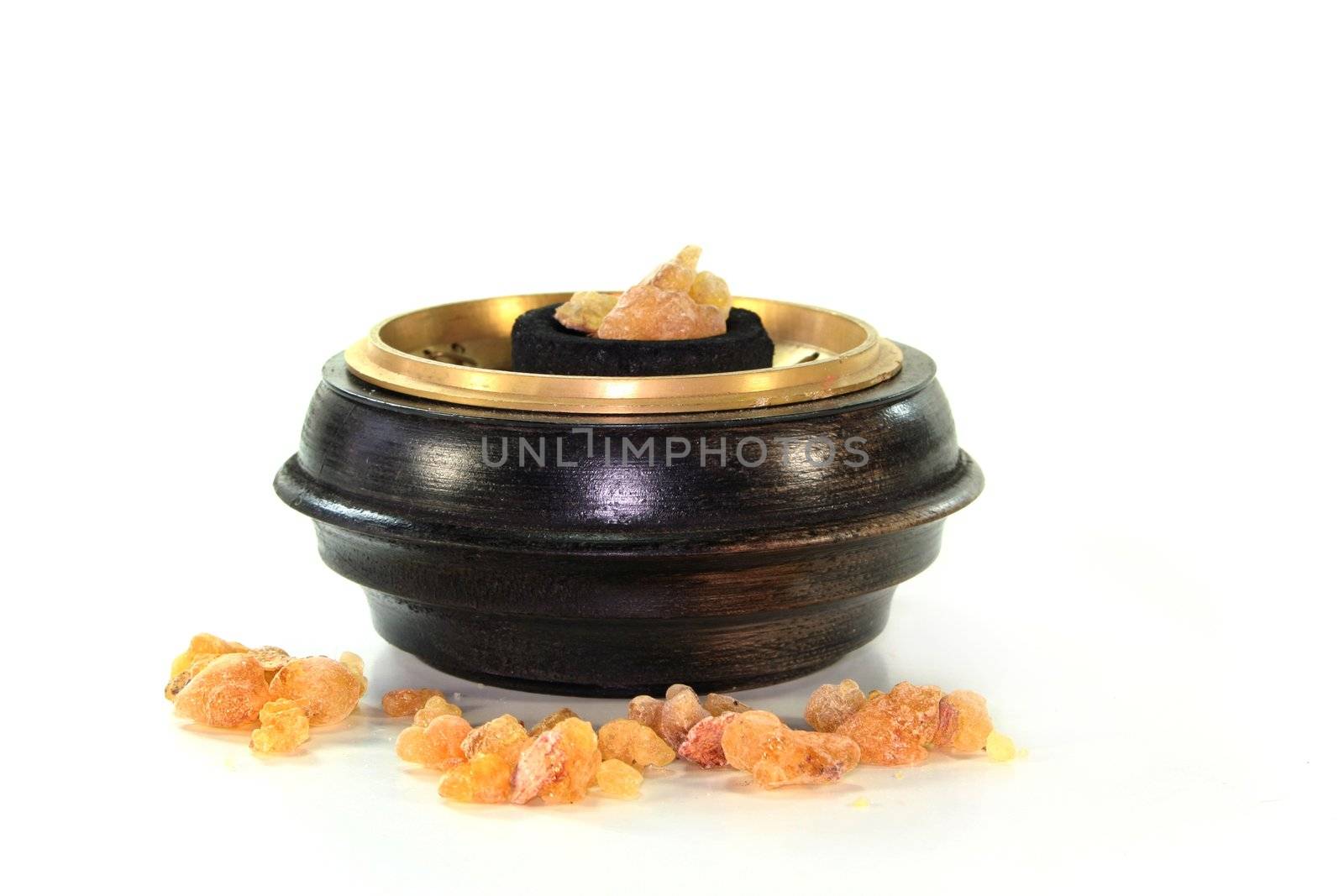 an incense bowl on a white background

