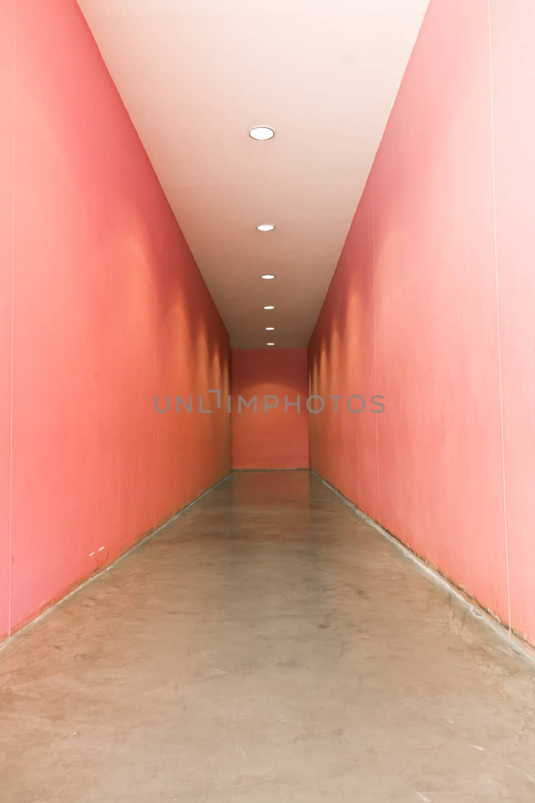 Pink interior corridor  by stoonn