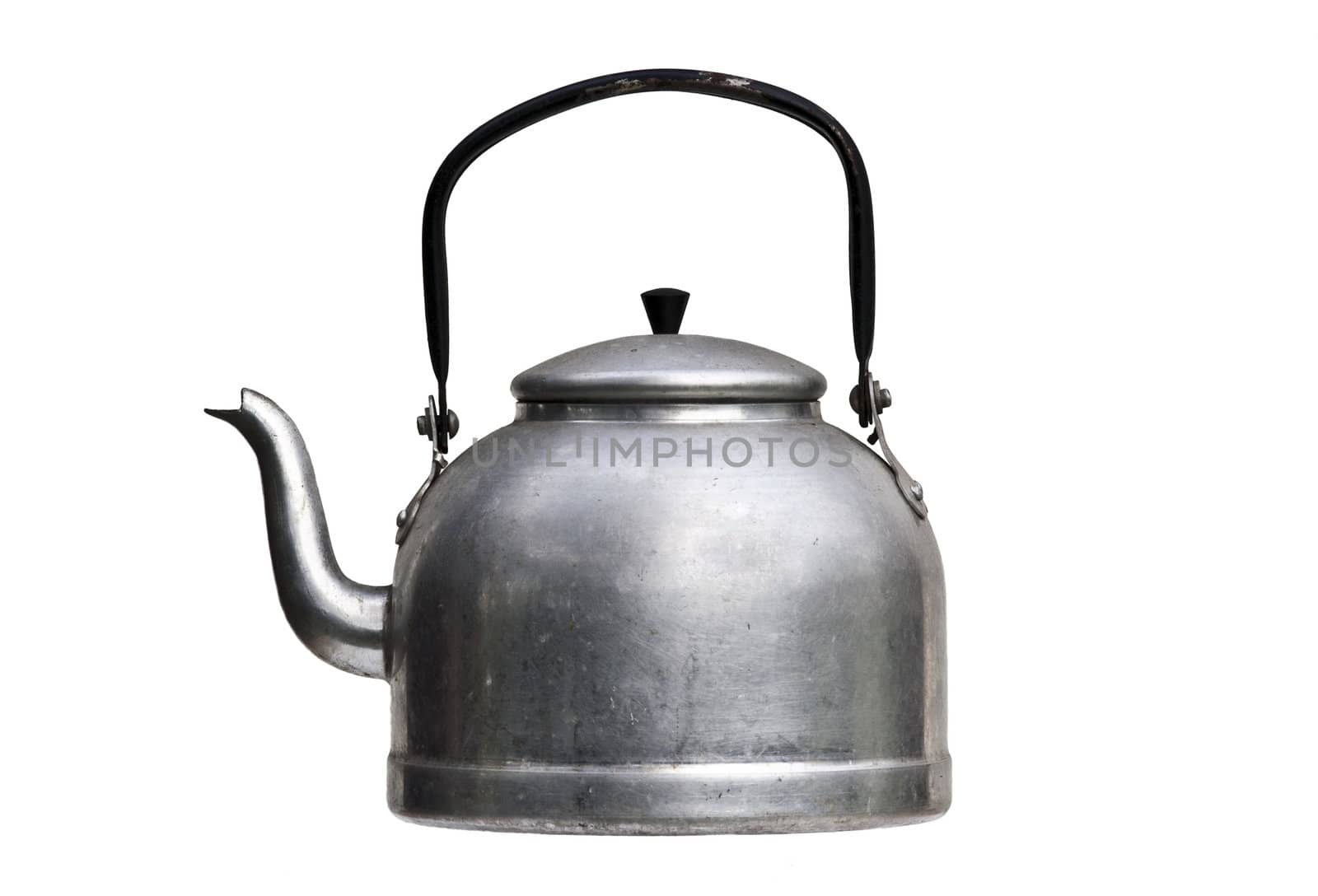 Image of the antique tea pot - isolated