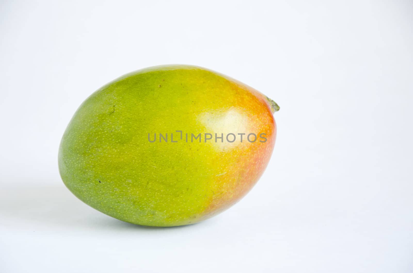 Colorful mango isolated on a white background.