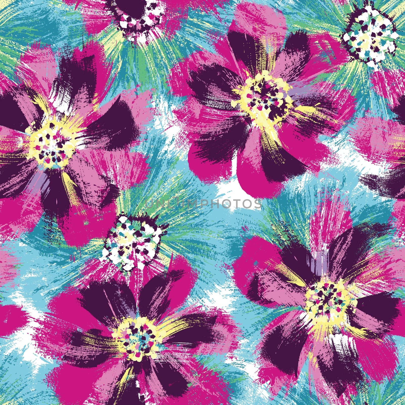 floral pattern background by catchmybreath