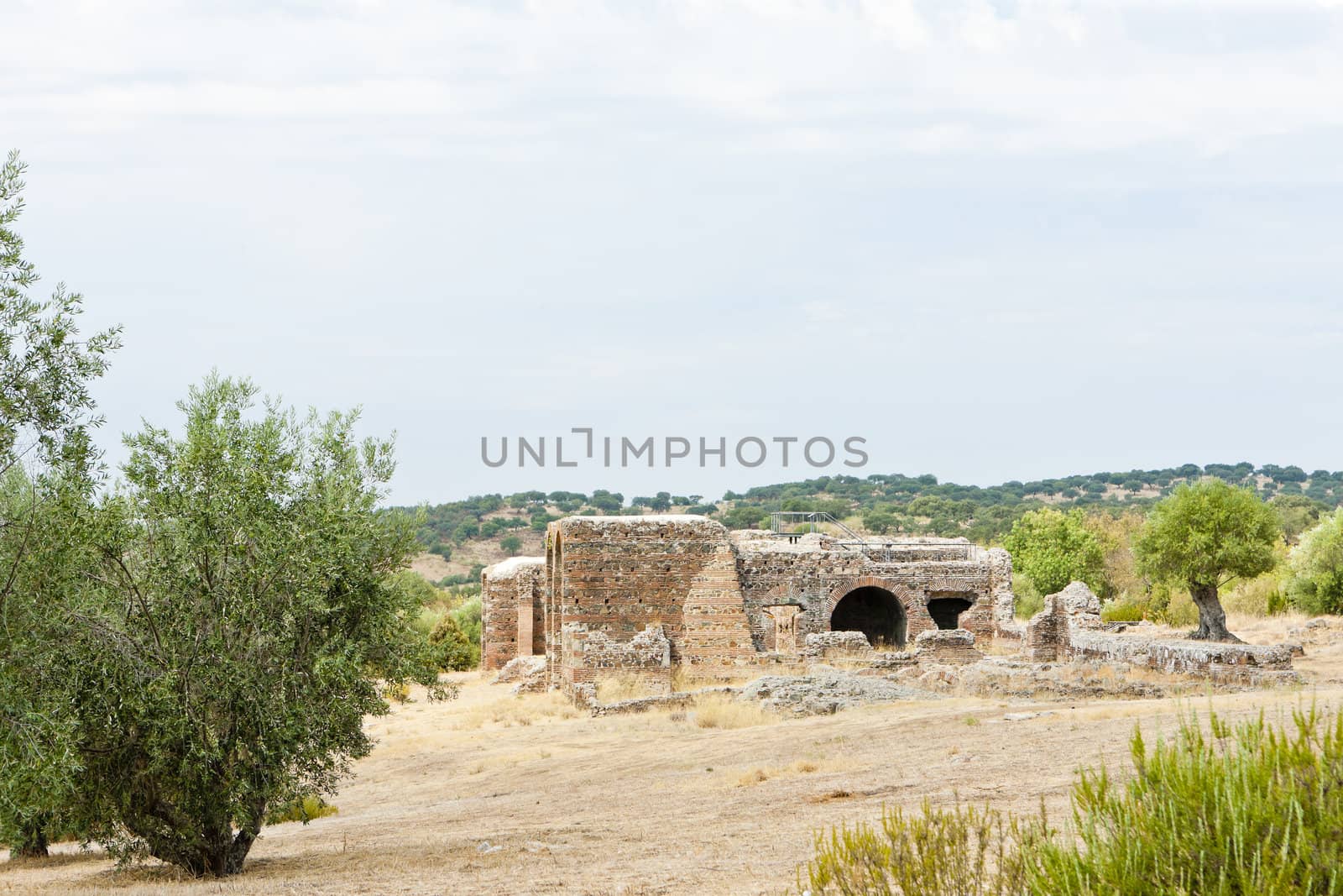 ruins of Roman villa, Sao Cucufate, Alentejo, Portugal