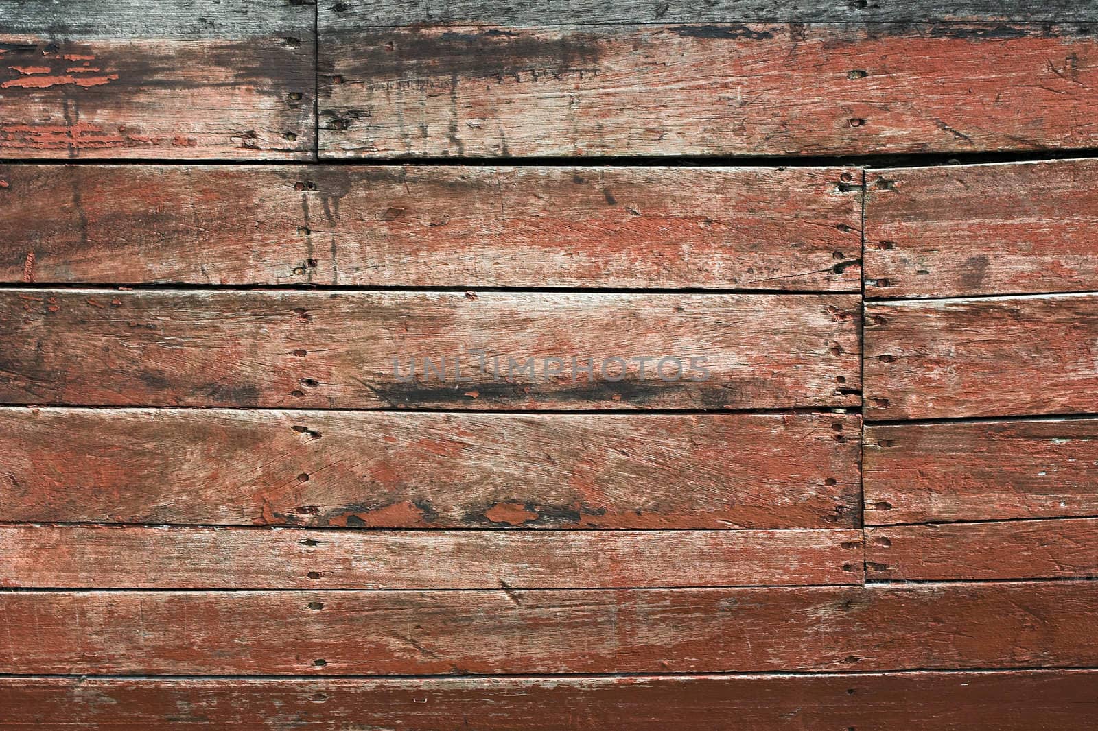 weathered wooden planks