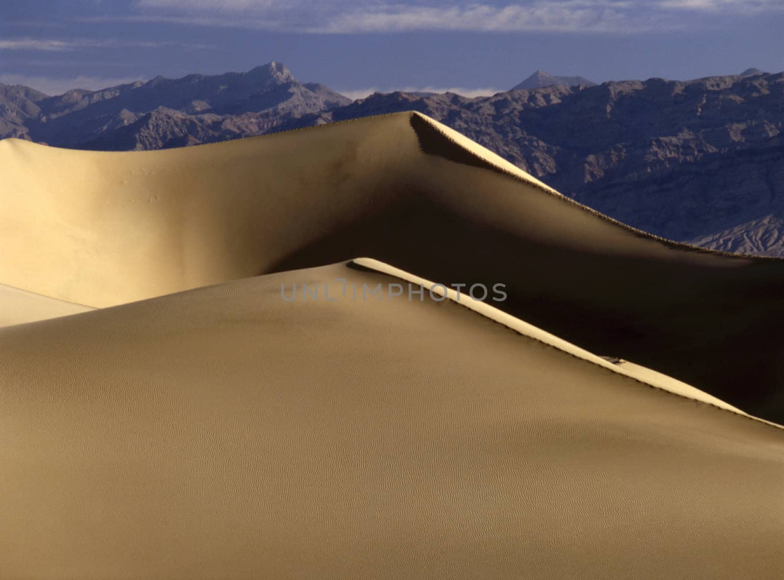 Sand Dunes in Death Valley, California