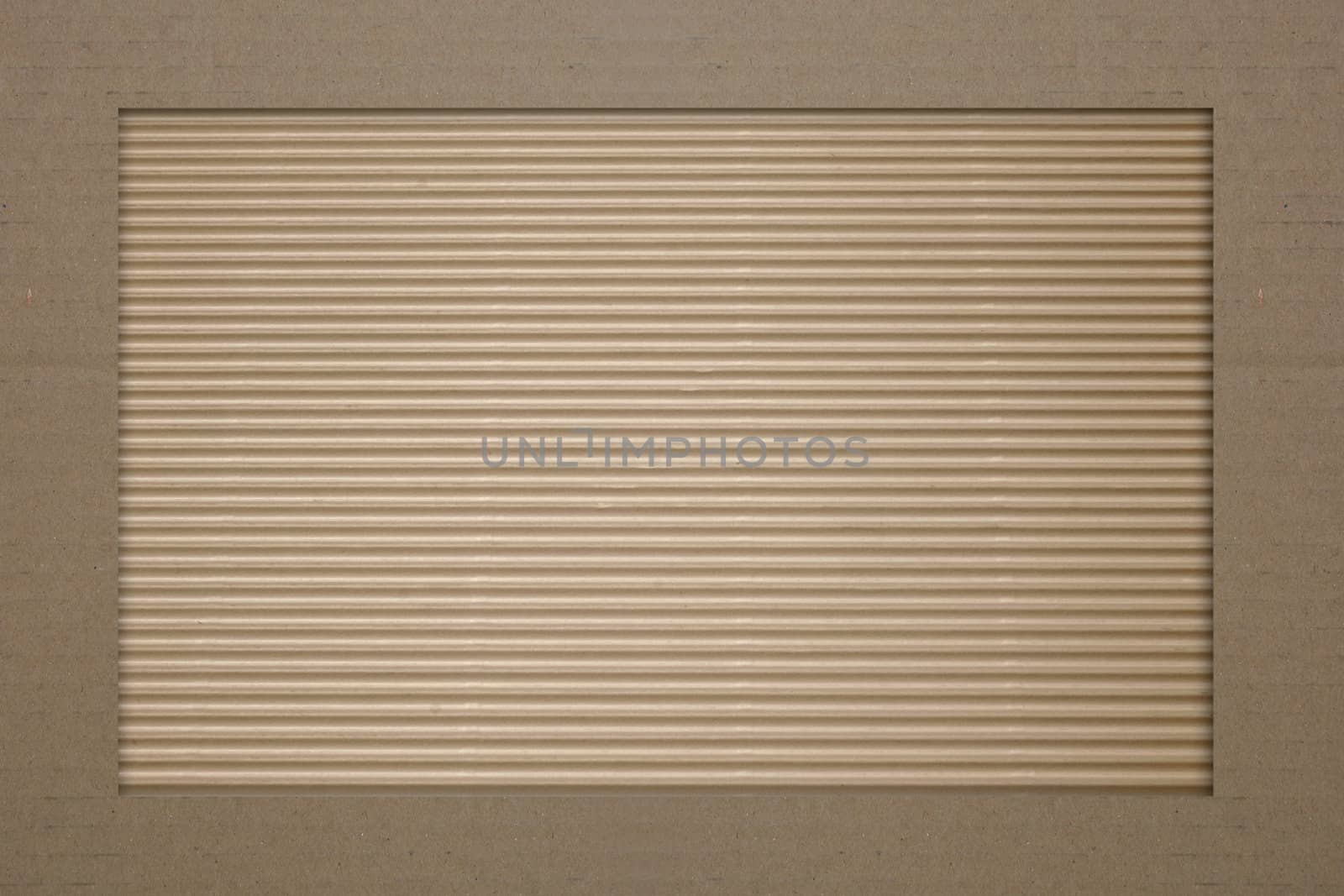 brown corrugated cardboard by liewluck