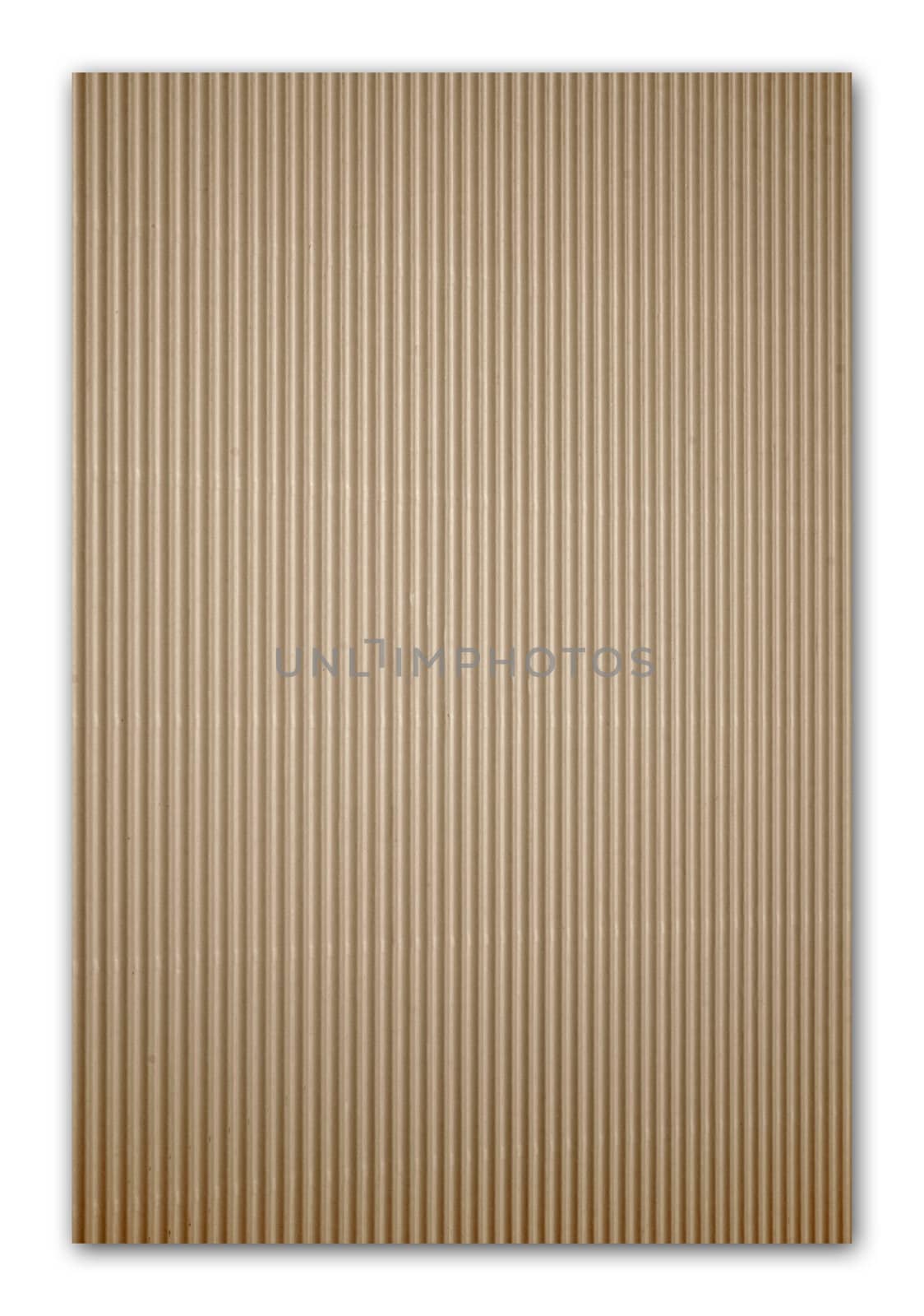 brown corrugated cardboard by liewluck