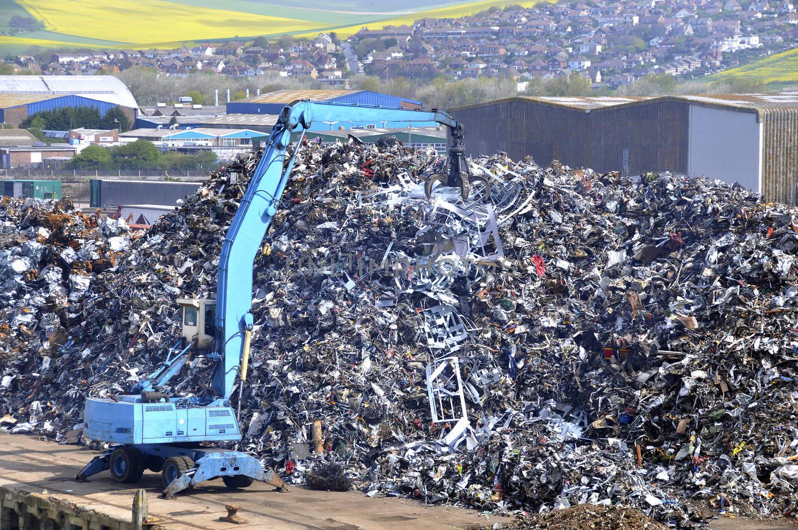 Waste collection centre in UK